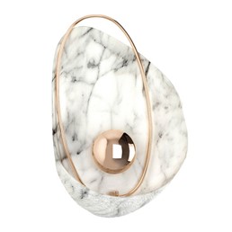 Lampa Ścienna ROCK Złoty/Biały