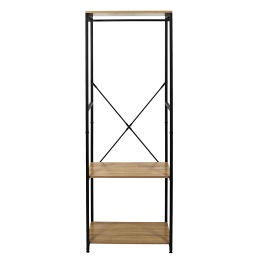 Wieszak/Garderoba Lukis 40x60x167 Dąb/Czarny