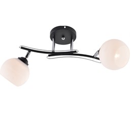 Żyrandol OLEKSI 2 Czarny/Miedziany