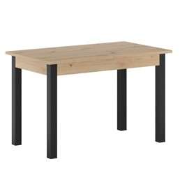 Stół Rozkładany ST2-FX (120-160)x70 Dąb Artisan/Czarny