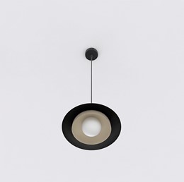 Lampa Wisząca SKIN 1 Beżowy/Czarny