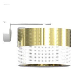 Kinkiet LUX K1 Biały/Złoty