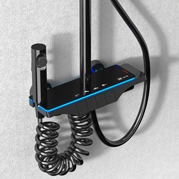 Zestaw Natryskowy SAVIO LED Czarny