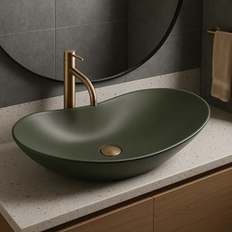 Umywalka Nablatowa ROYAL Zielony