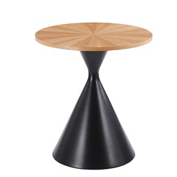 Ława L33-FX fi50 Dąb Naturalny/Czarny