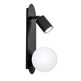 Kinkiet ARIES K-5480 Czarny/Biały