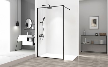 Ścianka Prysznicowa BLER 110 Czarny