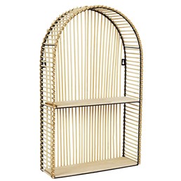 Półka BALI BOHO Wisząca 61x37x12 Naturalny/Czarny