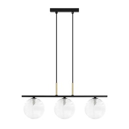 Lampa Wisząca AURA K-5682 Transparentny/Czarny