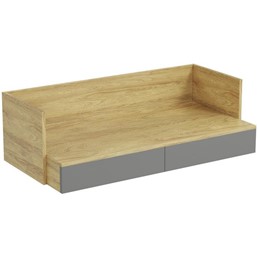 Biurko MOBIUS 2S Naturalny/Szary