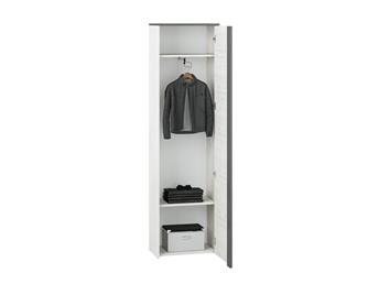 Szafa HYGA 06 Sosna Śnieżna/Antracyt