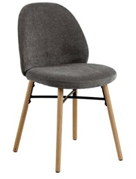 Krzesło SOPHIA Szary Ciemny/Dąb