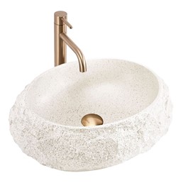 Umywalka Nablatowa MIKA Beżowy