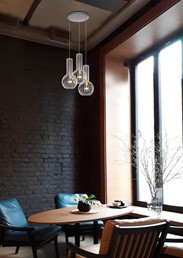 Lampa Wisząca ARVI WHITE K-4527 Biały/Złoty