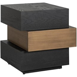 Stolik CAMBON Czarny/Naturalny