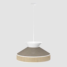 Lampa Wisząca SIESTA 1 Brązowy