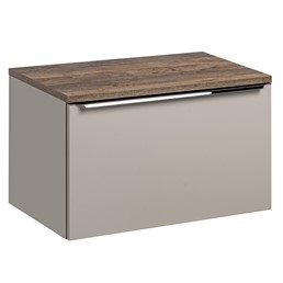 Zestaw SFT B 80cm (Szafka + Blat) Szary/Dąb