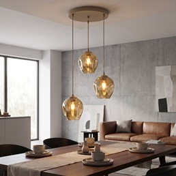 Lampa Wisząca ISTAR 3PREM Beżowy/Miodowy