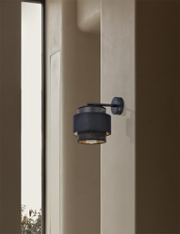 Kinkiet AMOS K-5284 Czarny/Złoty