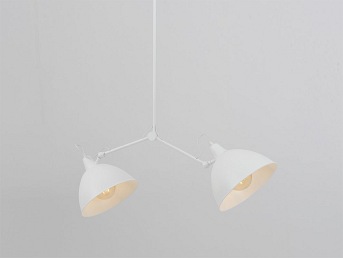 Lampa Wisząca Coben Two Head 26x100x100 Biały