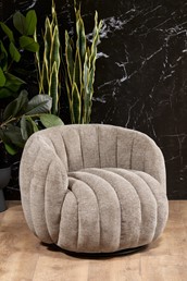 Fotel Wypoczynkowy FRASER Ciemny Beżowy