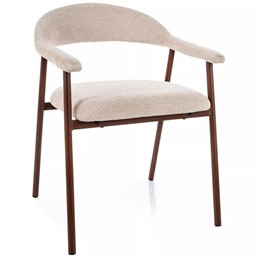 Krzesło LAGOS D Raven Beż/Orzech