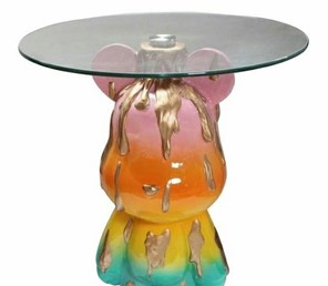 Stolik EBBA Fi48,5cm Wielokolorowy