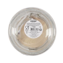 Słoik do Przechowywania z Pokrywką Bambusową 1,8l