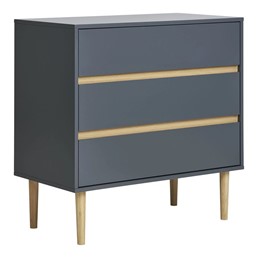 Komoda BISLEY 80cm Ciemny Szary