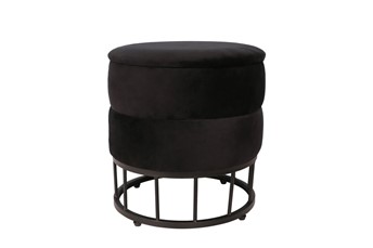 Pufa Velvet P3-FX (B) Czarny