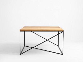 Stół kawowy MEMO SOLID WOOD 100×100