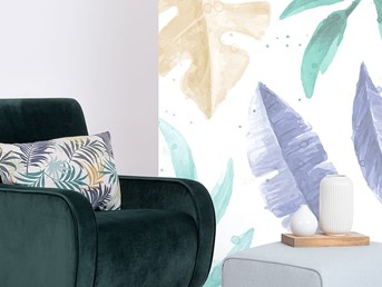 Fotel PANDA Avocado/Naturalny