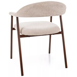 Krzesło LAGOS D Raven Beż/Orzech