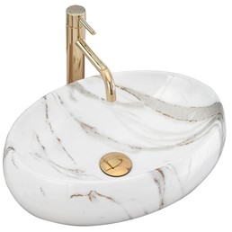 Umywalka Nablatowa LINDA LAVA Biały