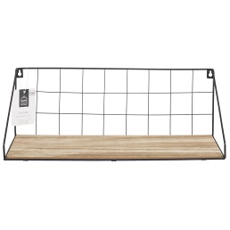 Półka CANARD Czarny/Naturalny