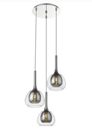 Plafon ASTON 3P Chromowany