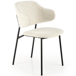 Krzesło K497 Czarny/Kremowy