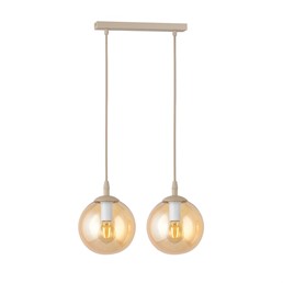 Lampa Wisząca COSMO 2 Beżowy/Miodowy