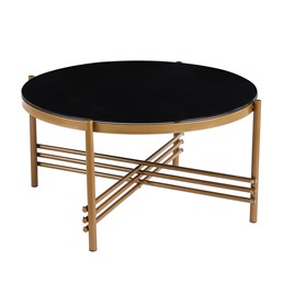 Ława L4-FX fi79,5 Czarny/Złoty