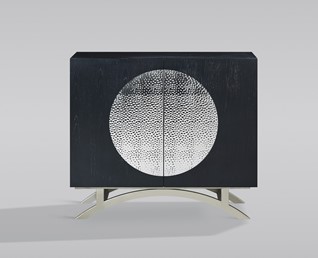 Komoda STILIG ST832 Czarny/Chromowany