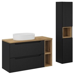 Zestaw Meblowy BEYOND 100cm Czarny Mat