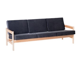 Sofa CARL 3 Os. Gwiaździsta Noc/Czarny