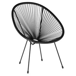 Krzesło K15-FX Technorattan Czarny