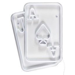 Lampa Karta Neon LED Biały