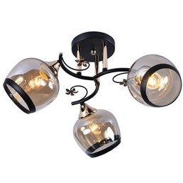 Żyrandol ORANO 3 Czarny/Złoty