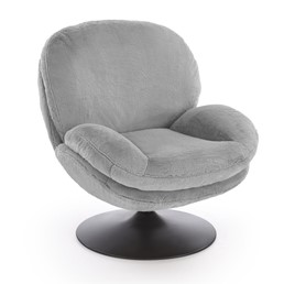 Fotel Wypoczynkowy SHELL Popielaty