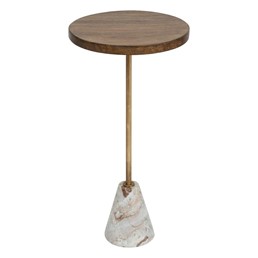 Stolik NEITH Fi35,5cm Brązowy