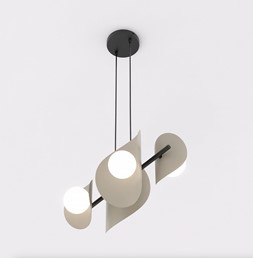 Lampa Wisząca ELEMENTI 4 Beżowy