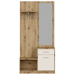 Zestaw Mebli do Przedpokoju PERGO Dąb Artisan/Kaszmir