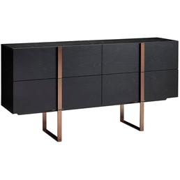 Komoda HUDSON H02 Czarny